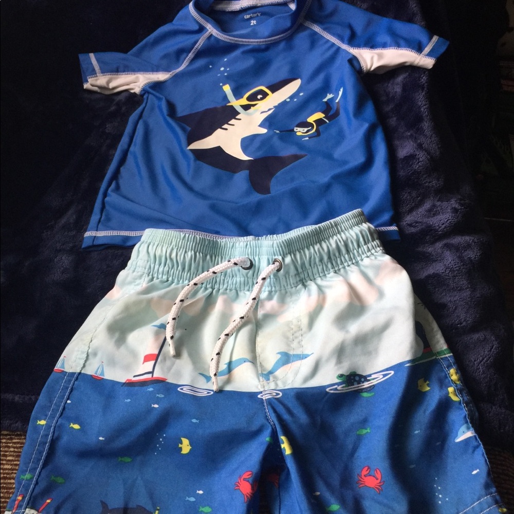 Lot of boys 2T summer clothes. 8 pieces included
